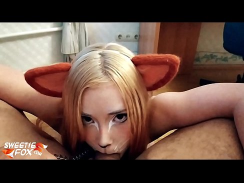 ❤️ Kitsune ingoia il cazzo e sborra in bocca ️ Pornoal it.watchhentai.ru ❌️❤